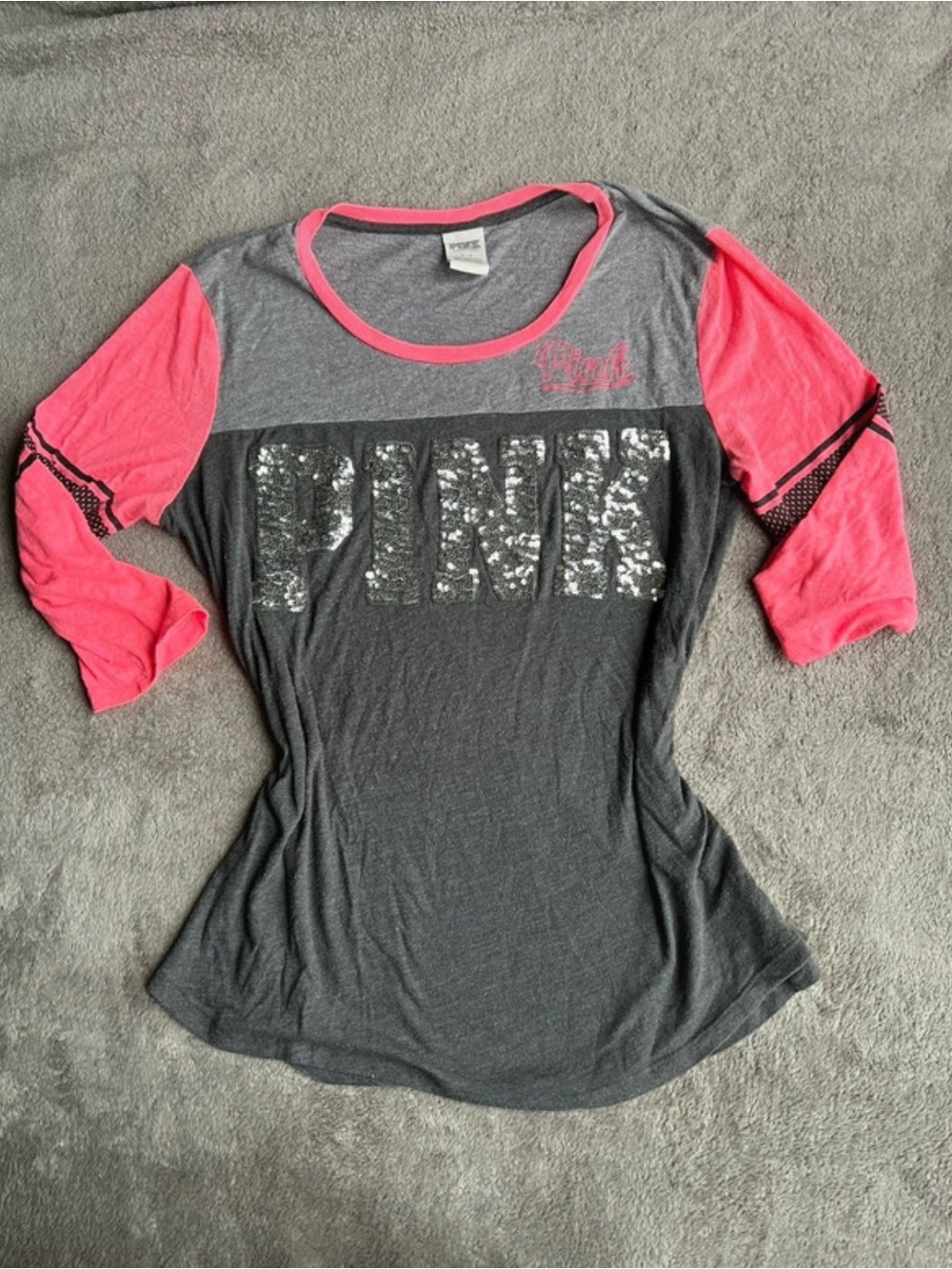 Vintage VS Pink Sequin Top